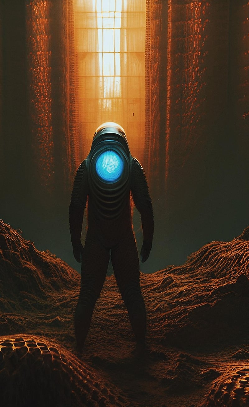 futuristic astronaut
